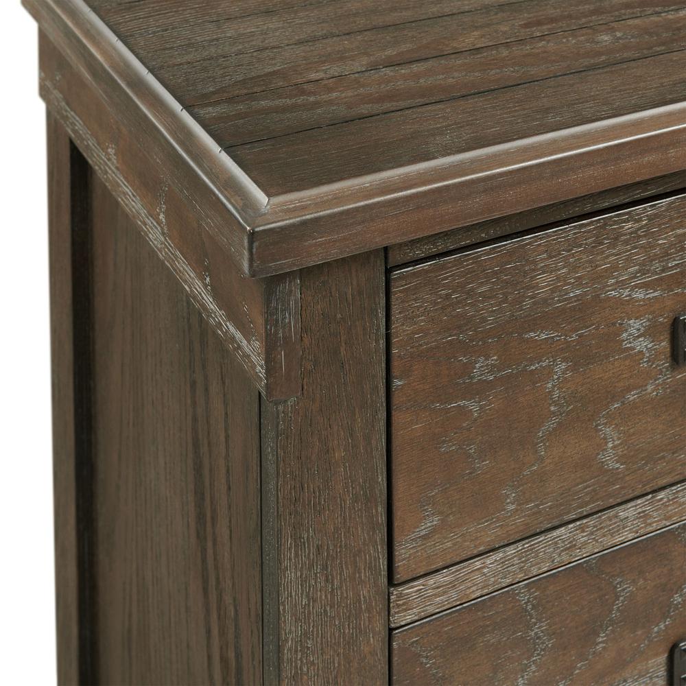 Jack 2-Drawer Nightstand with USB Ports. Picture 6
