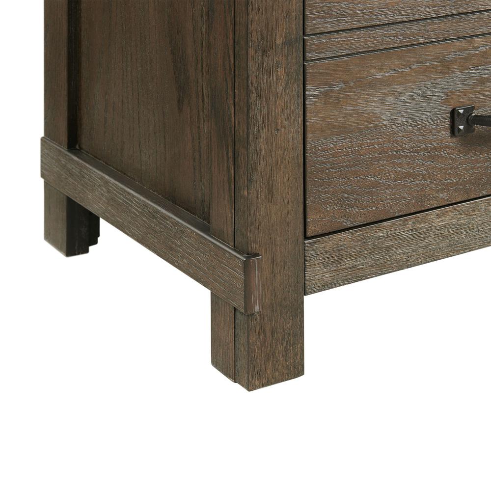 Jack 2-Drawer Nightstand with USB Ports. Picture 10