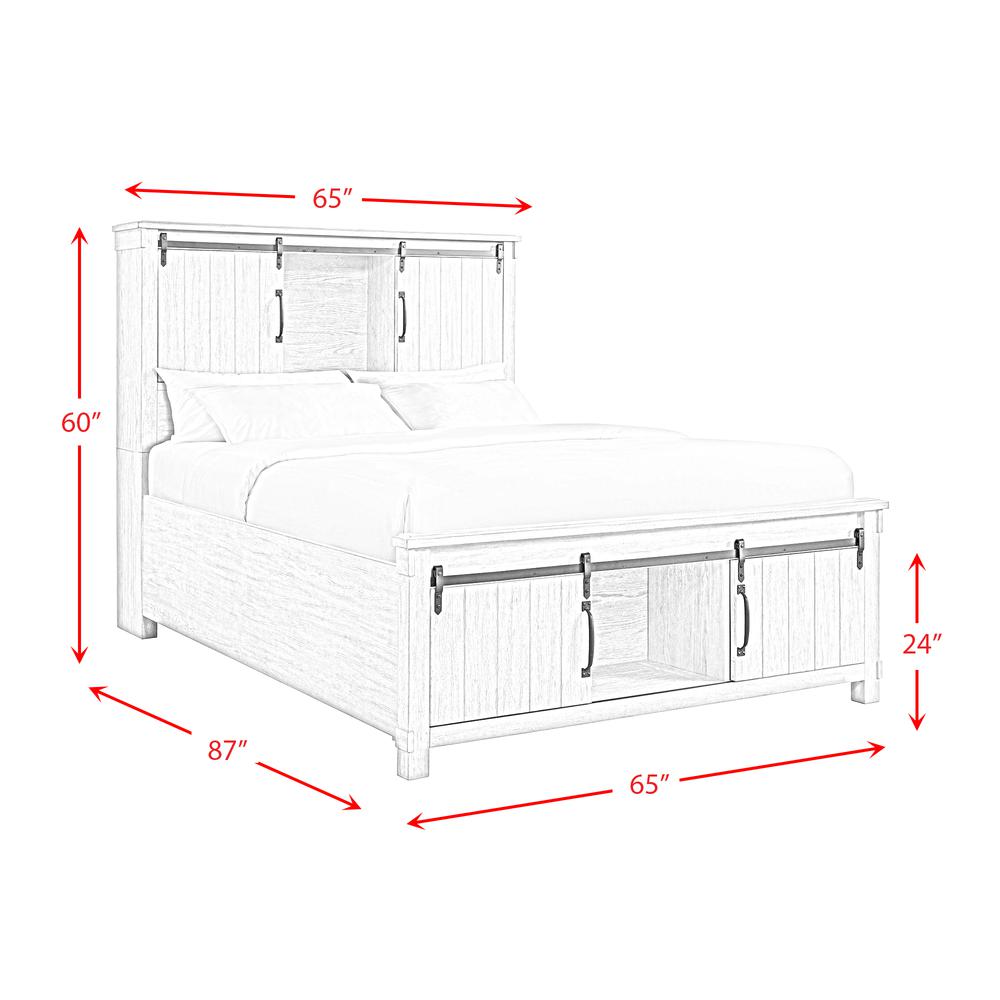 Picket House Furnishings Jack Queen Platform Storage Bed. Picture 83