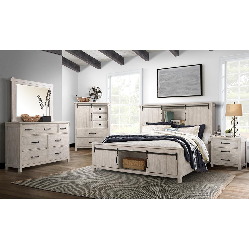 Picket House Furnishings Jack 2-Drawer Nightstand with USB Ports. Picture 5