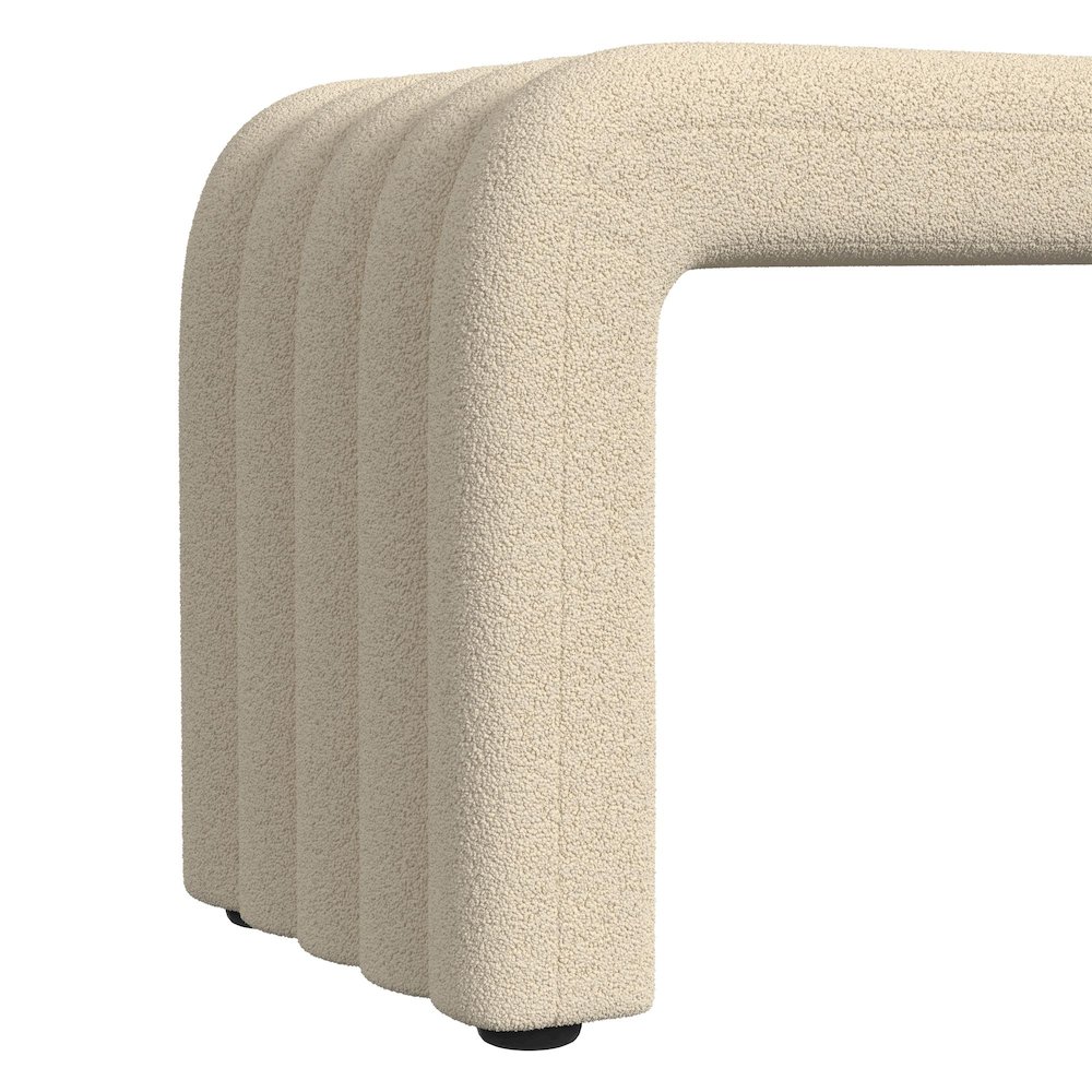 Seqouia Bench With 2 Stools in Ching Cream. Picture 6