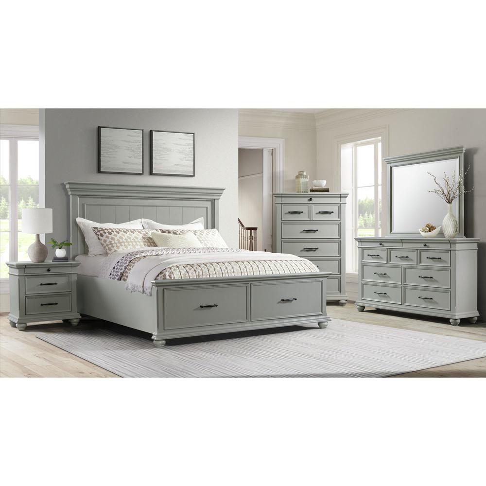 Brooks 9-Drawer Dresser in Grey. Picture 2