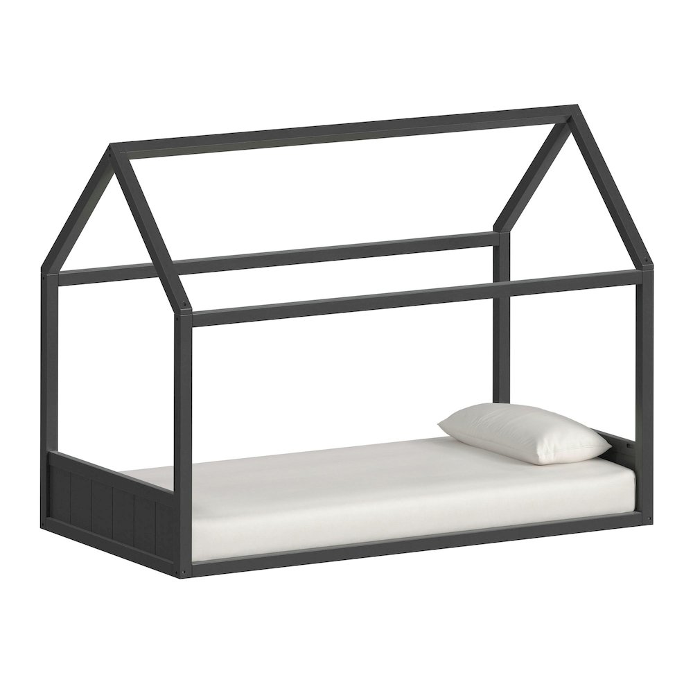 Santino Twin Montessori Bed in Grey. Picture 2