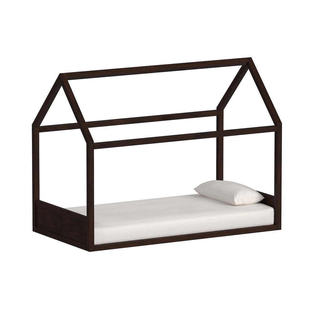 Santino Twin Montessori Bed in Espresso. Picture 2