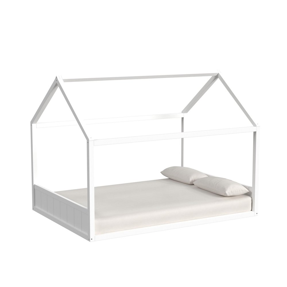 Santino Full Montessori Bed in White. Picture 2