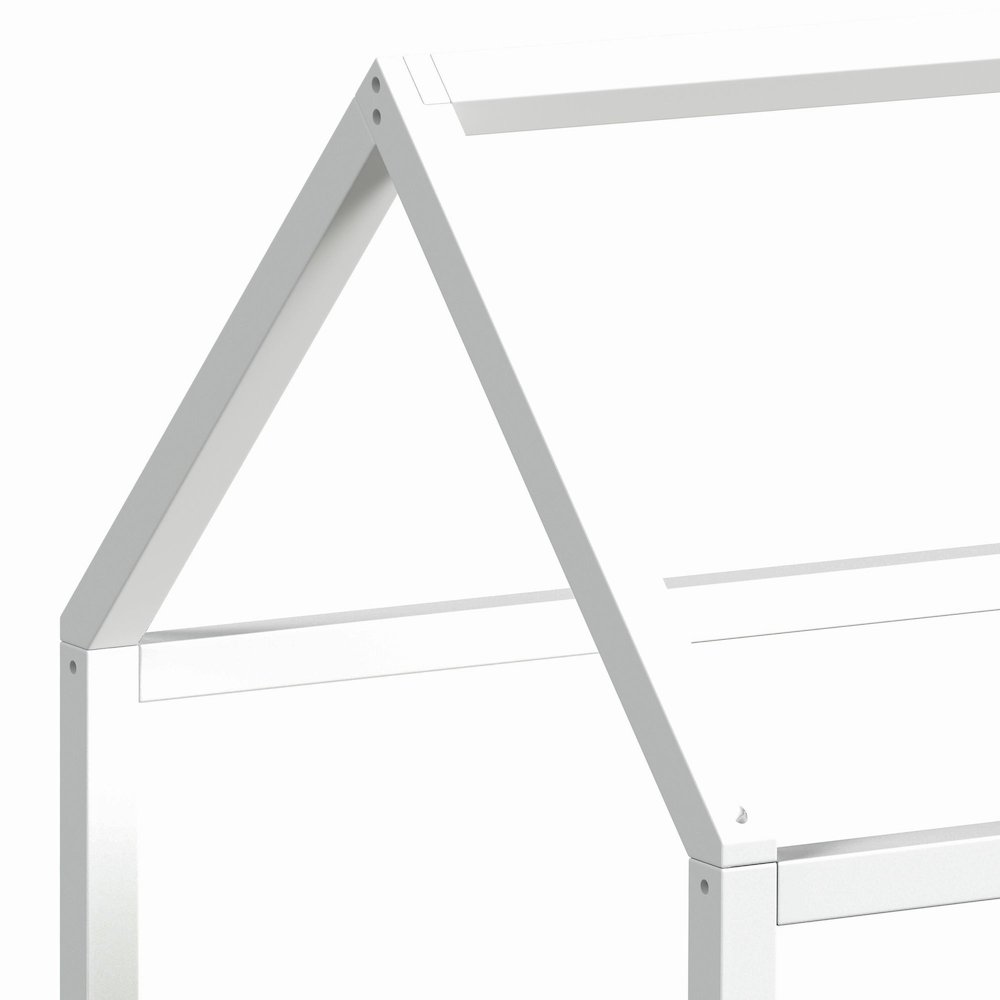 Santino Twin Montessori Bed in White. Picture 3