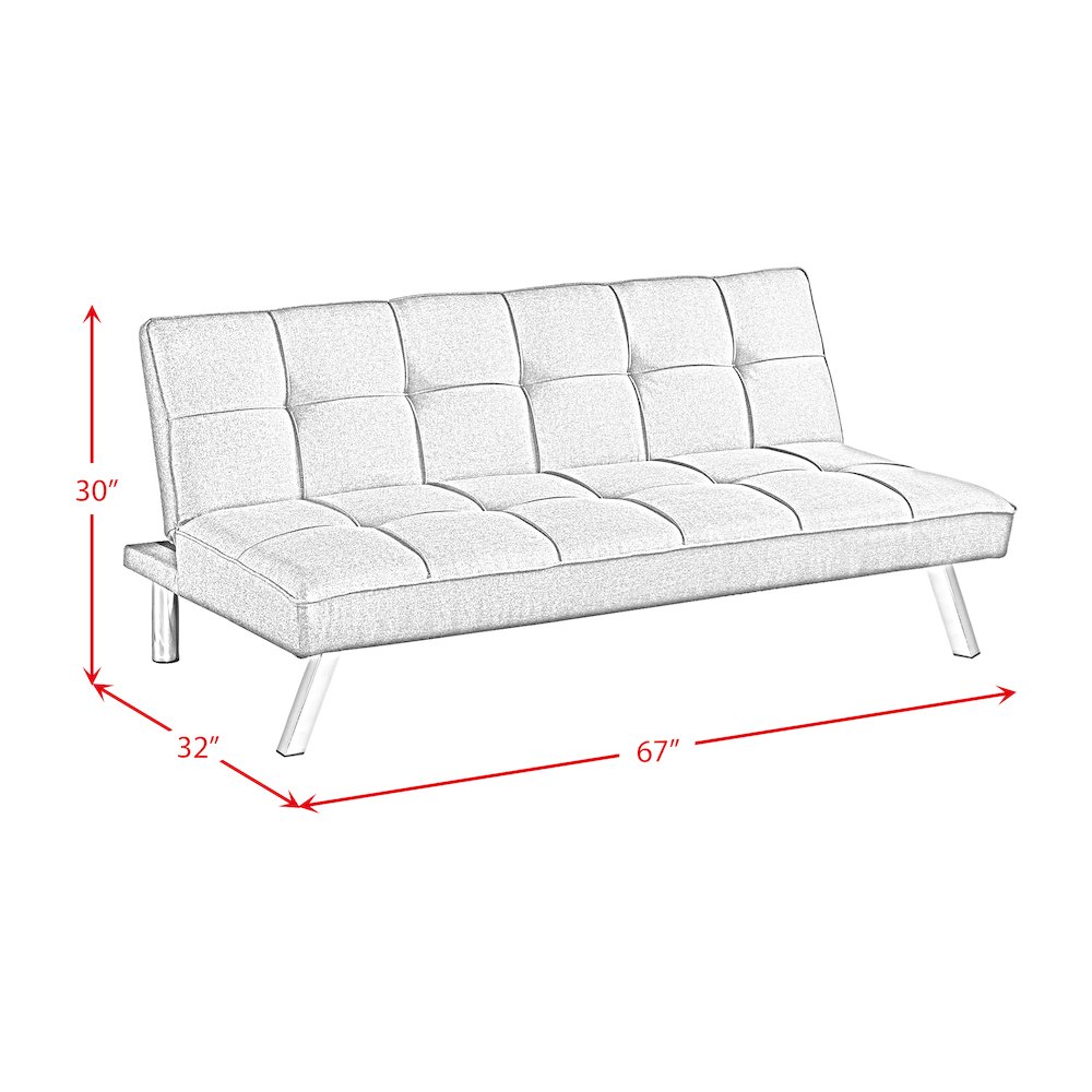McAllen Sleeper Sofa in Sandra Grey. Picture 5