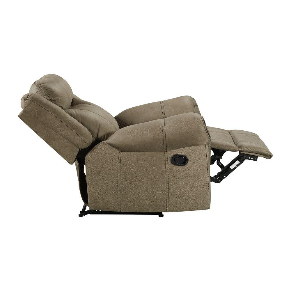 Tasso  Glider Recliner in T101 Brown. Picture 4