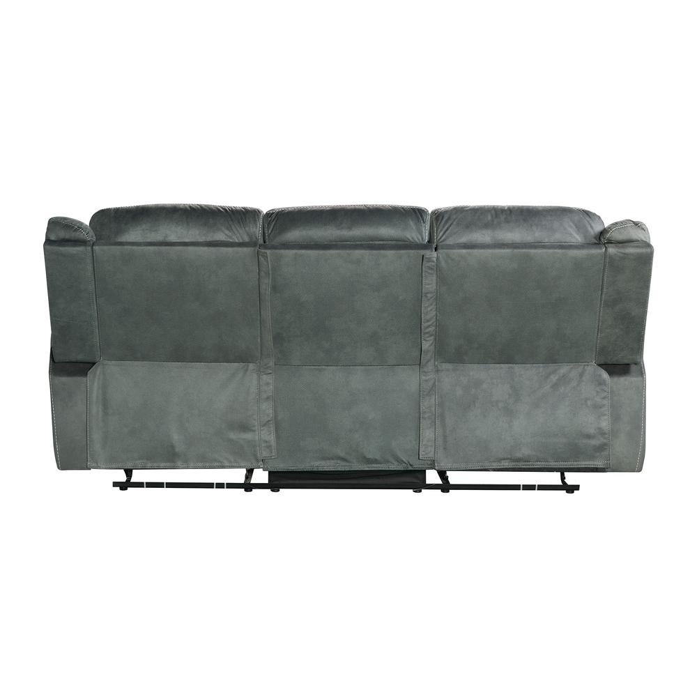 Tasso Motion Sofa with Dropdown in FB367 Charcoal. Picture 2