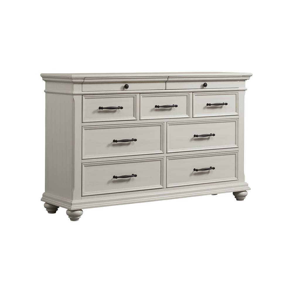 Brooks 9-Drawer Dresser in Antique White. Picture 1