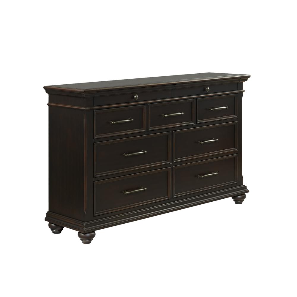 Brooks 9-Drawer Dresser in Black. Picture 2