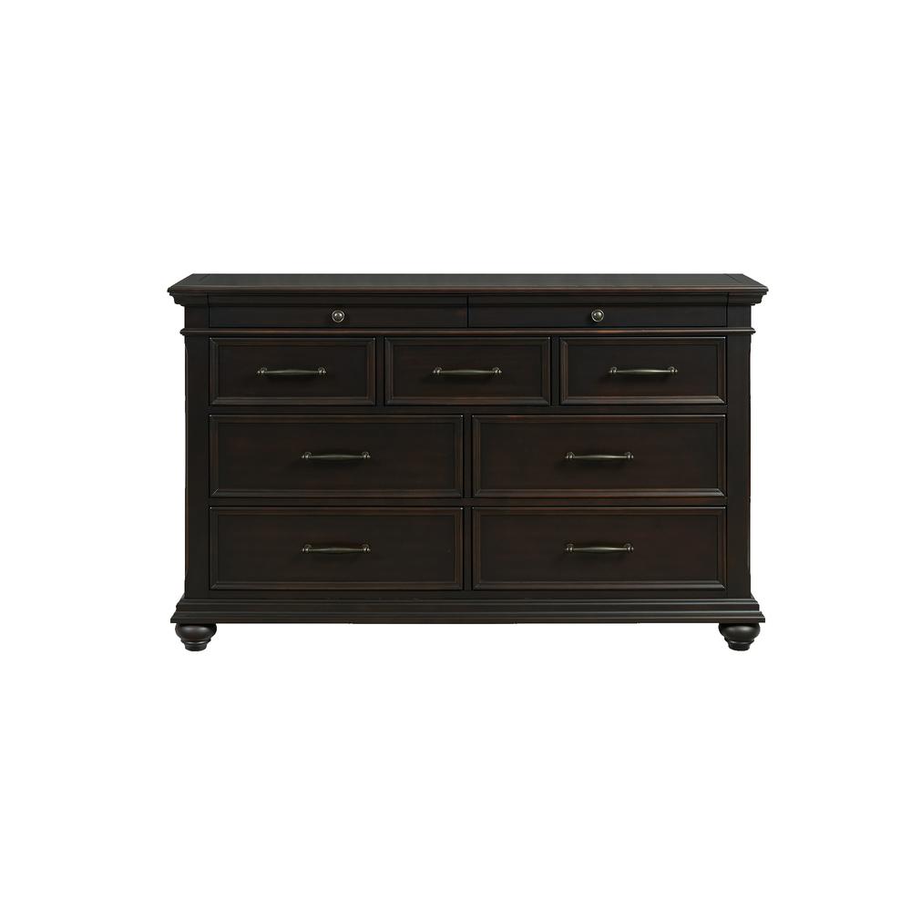 Brooks 9-Drawer Dresser in Black. Picture 1