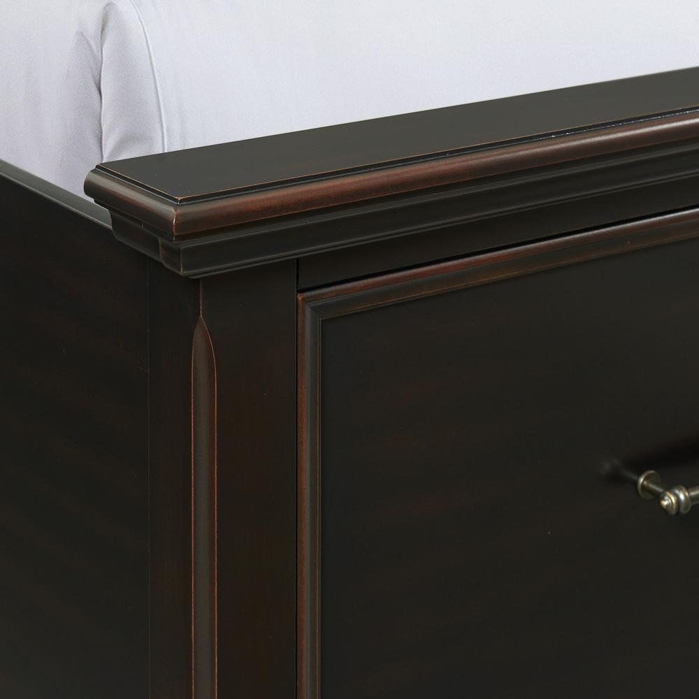 Brooks Queen Platform Storage 3PC Bedroom Set in Black. Picture 14