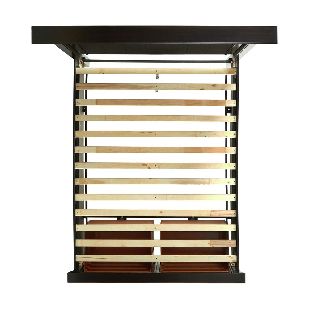 Brooks Queen Platform Storage 4PC Bedroom Set in Black. Picture 14