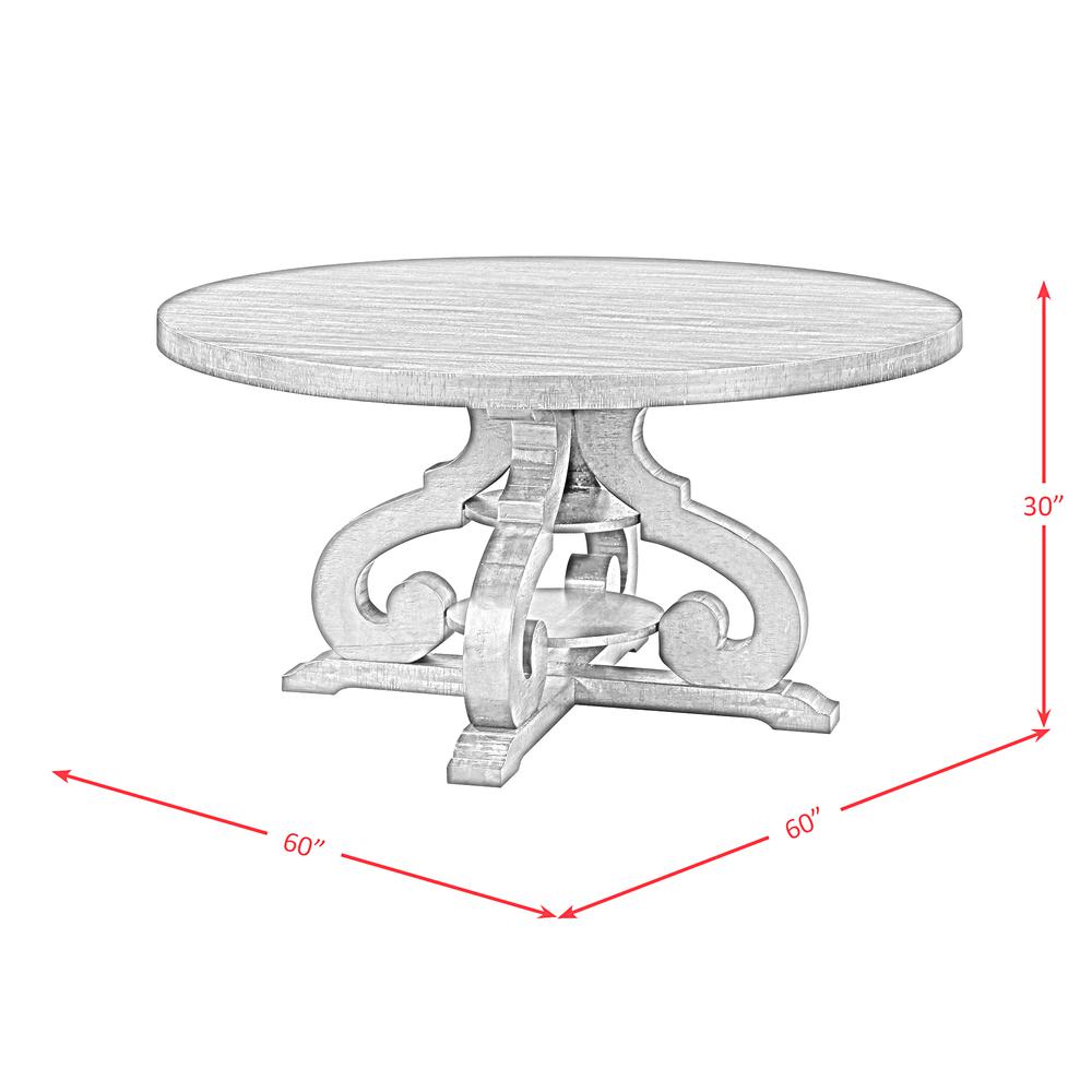 Picket House Furnishings Stanford Round Dining Table. Picture 5