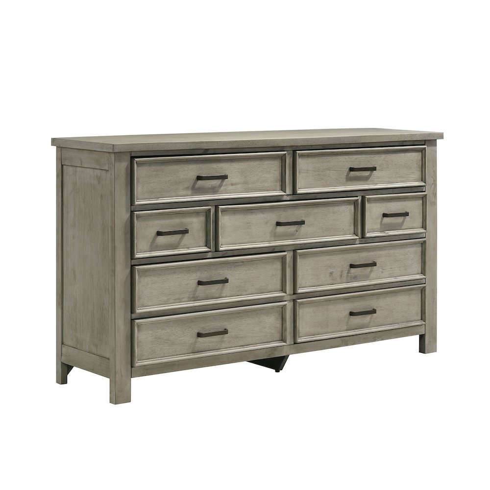 Sullivan 9-Drawer Dresser in Drift Grey. Picture 1