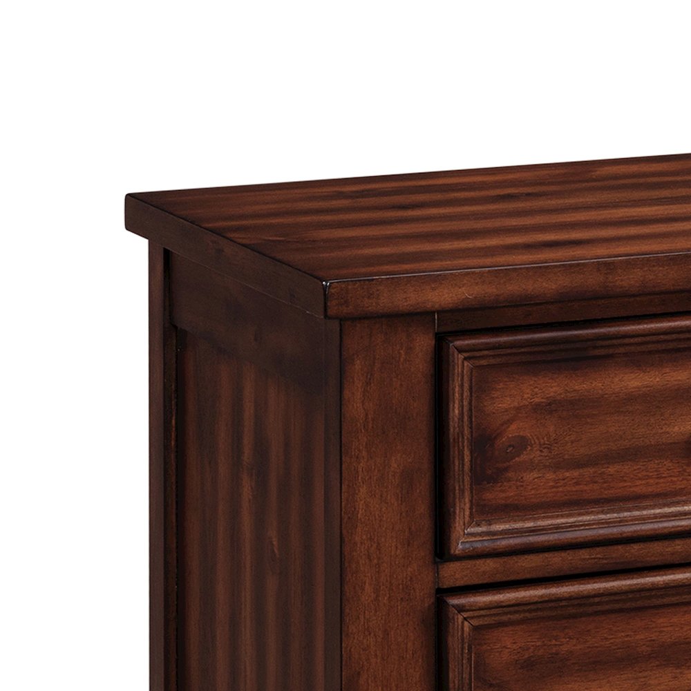 Damen 6-Drawer Chest in Rich Cherry. Picture 3