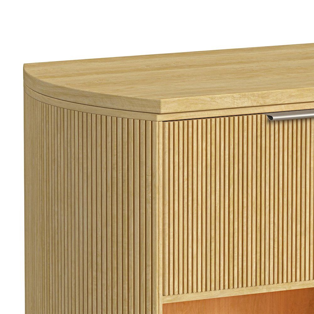 Sutton  1-Drawer Nightstand with Touch Light in Natural LED. Picture 4
