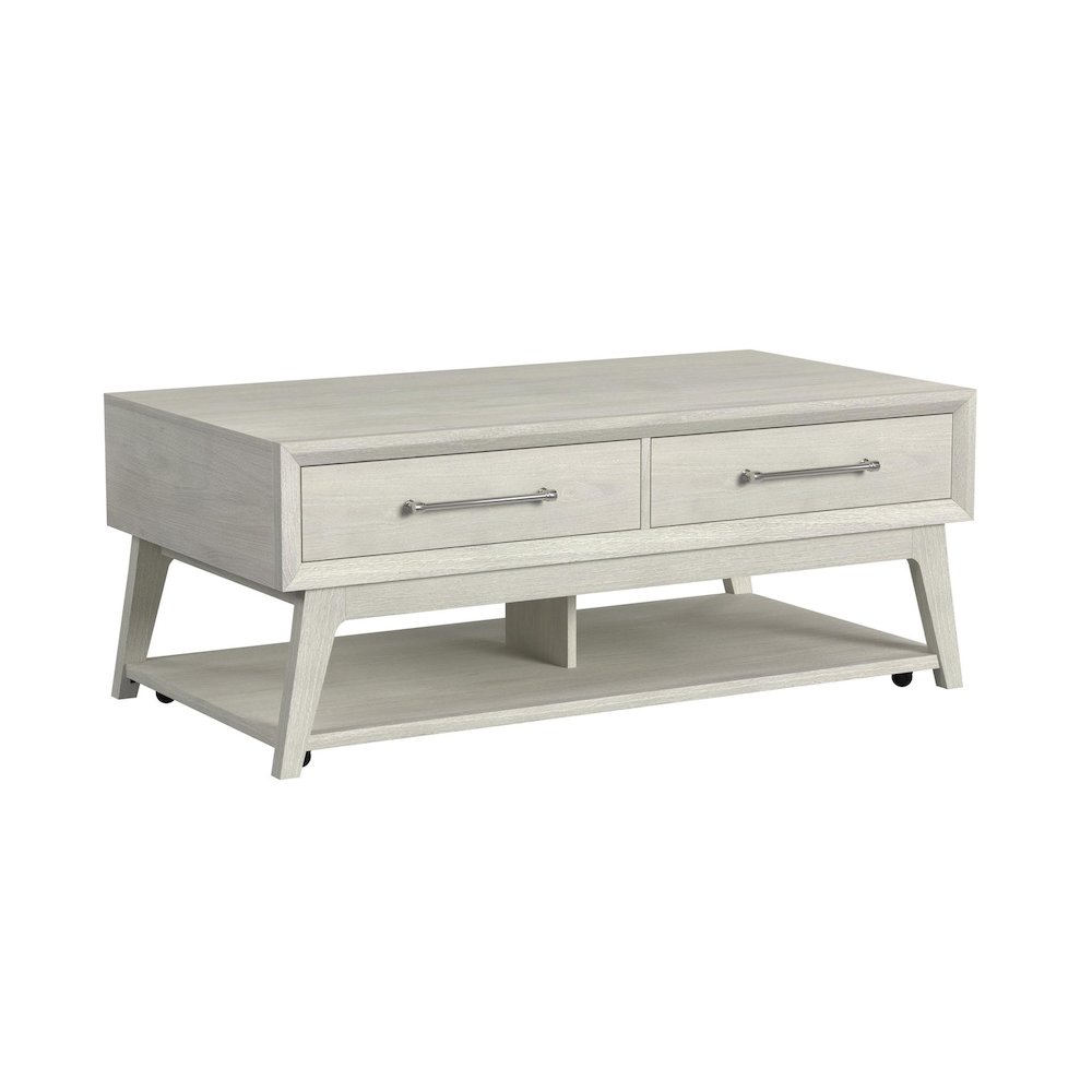 Clare 2PC Occasional Table Set in Almond-Coffee Table & End Table. Picture 3