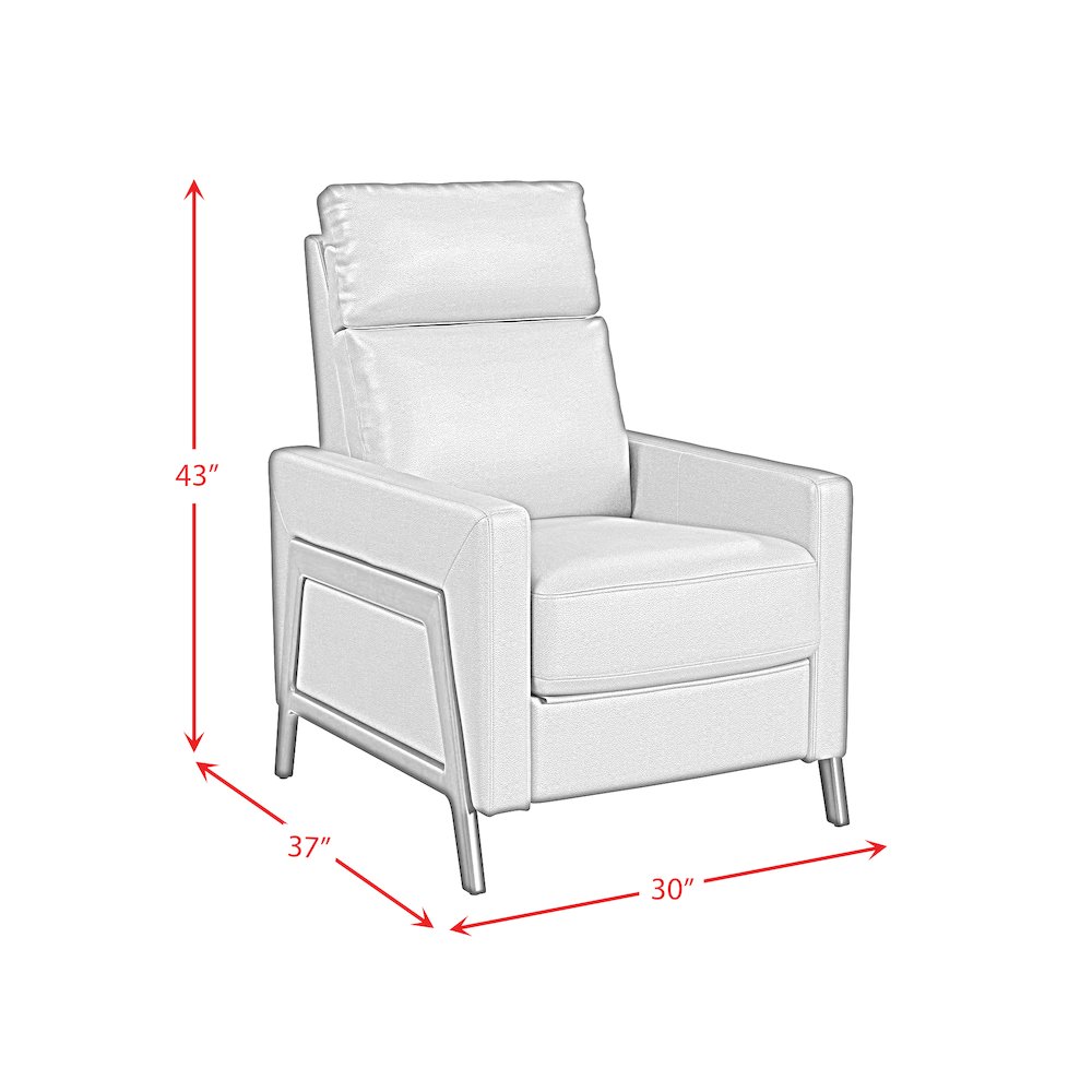 Continental P2 Recliner in Pebble Tan. Picture 9