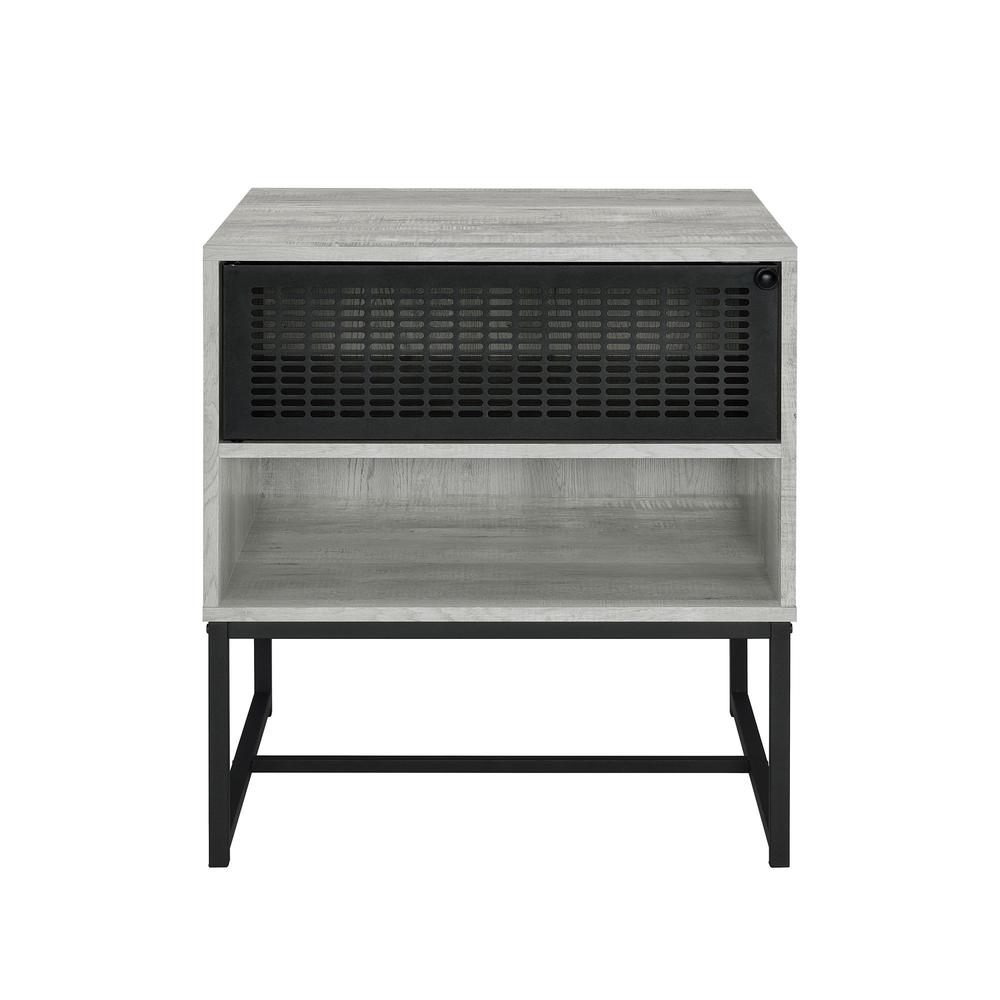 Bron End Table in Grey. Picture 2