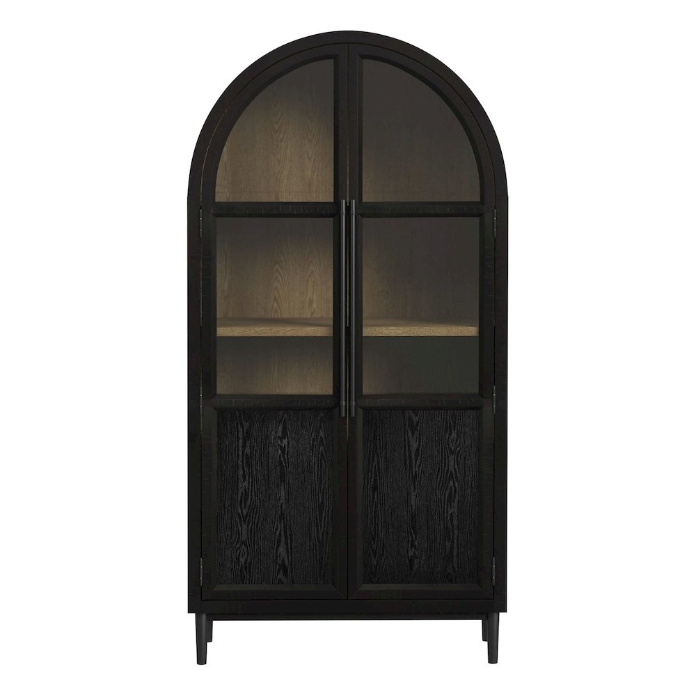 Europa Bookcase in Flat Black. Picture 4