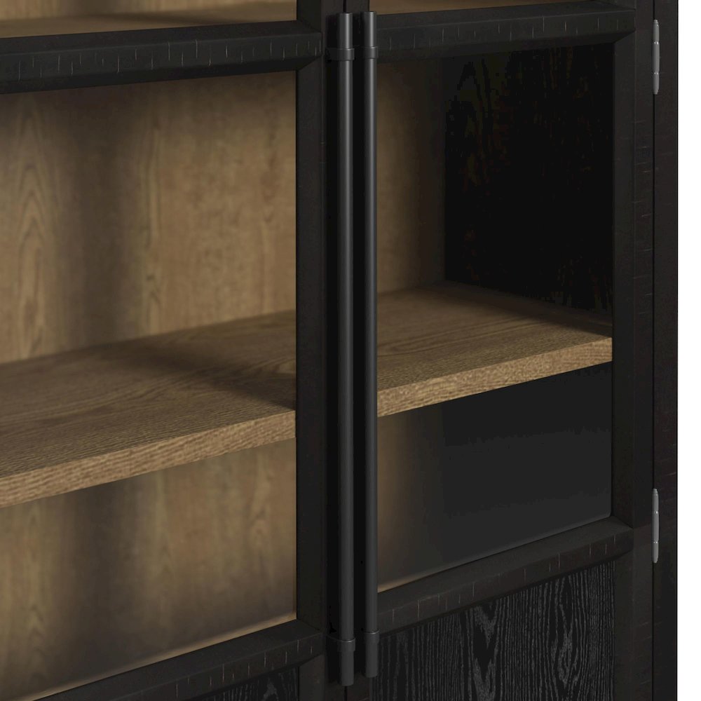 Europa Bookcase in Flat Black. Picture 8