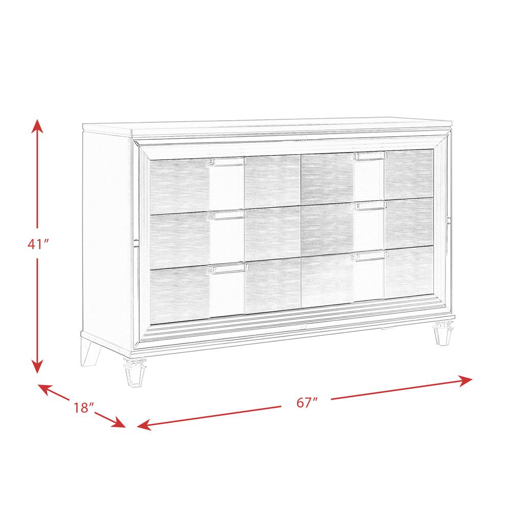 Charlotte 6-Drawer Dresser. Picture 16