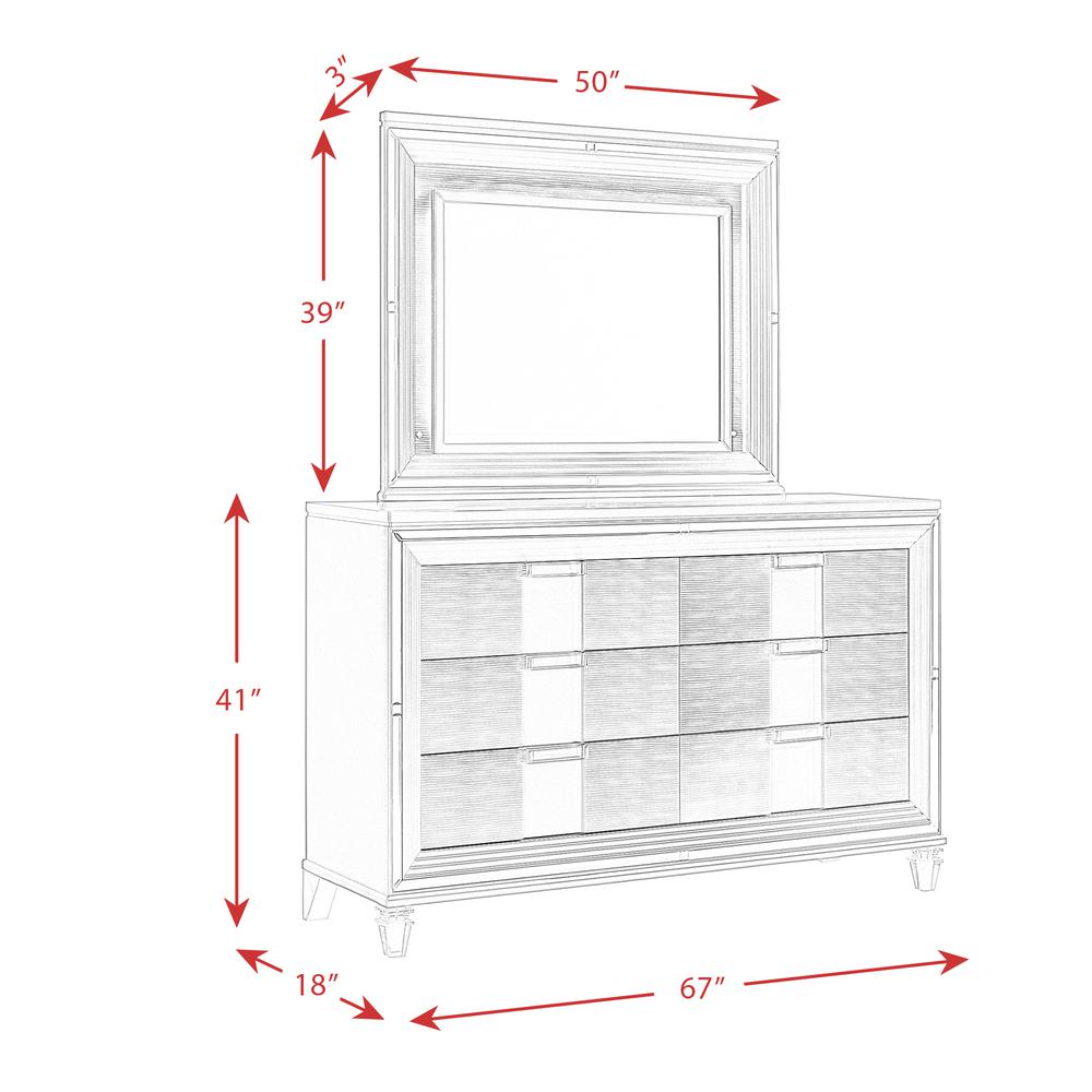 Charlotte 6-Drawer Dresser. Picture 5
