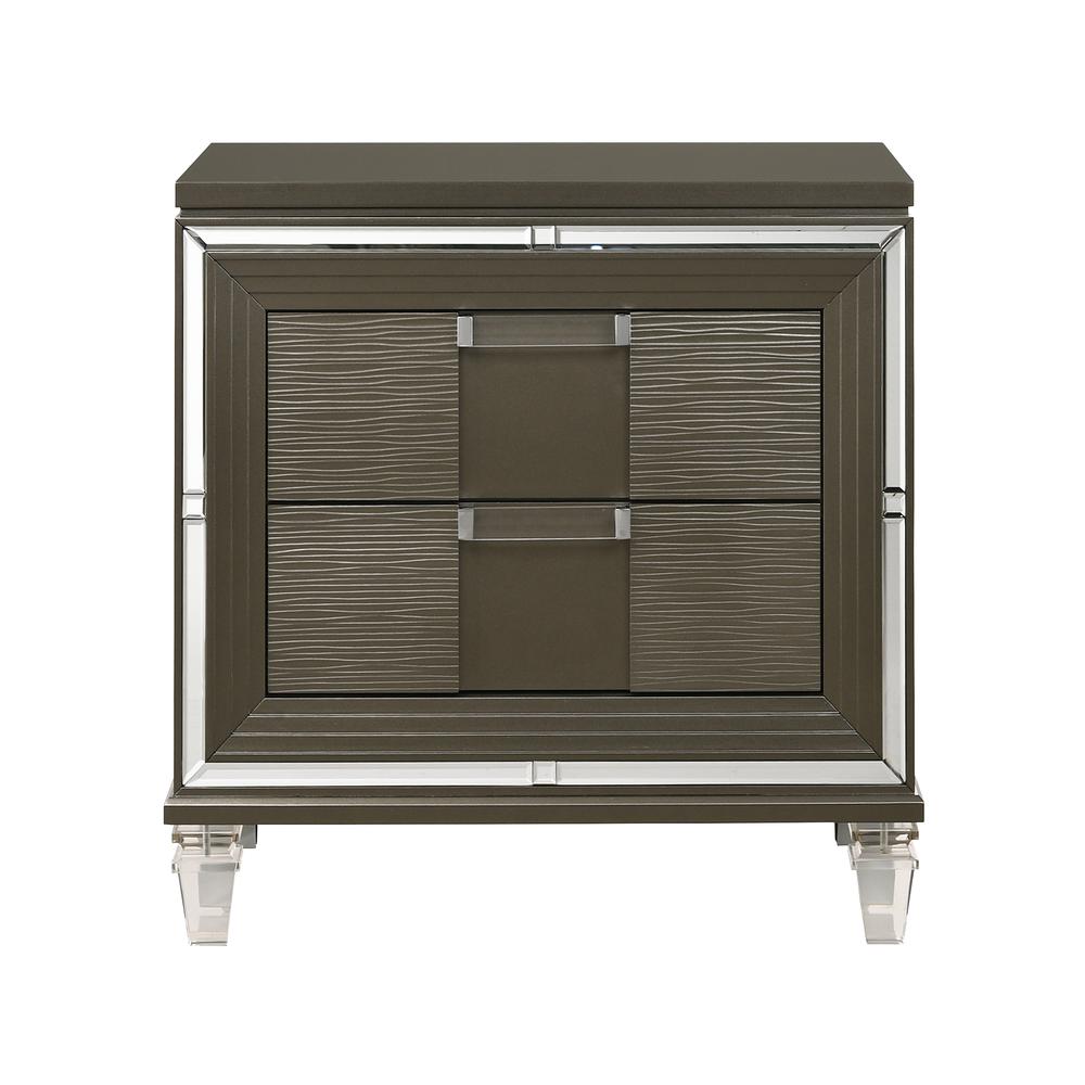 Charlotte 2-Drawer Nightstand w/ USB. Picture 5