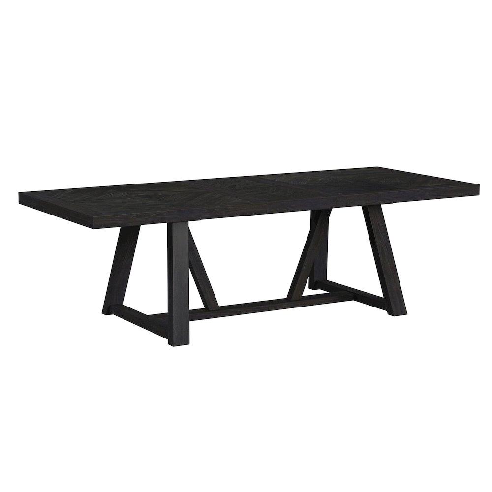 Pinnacle 7PC Standard Height Dining Set in Charcoal-Table and Six Chairs. Picture 1