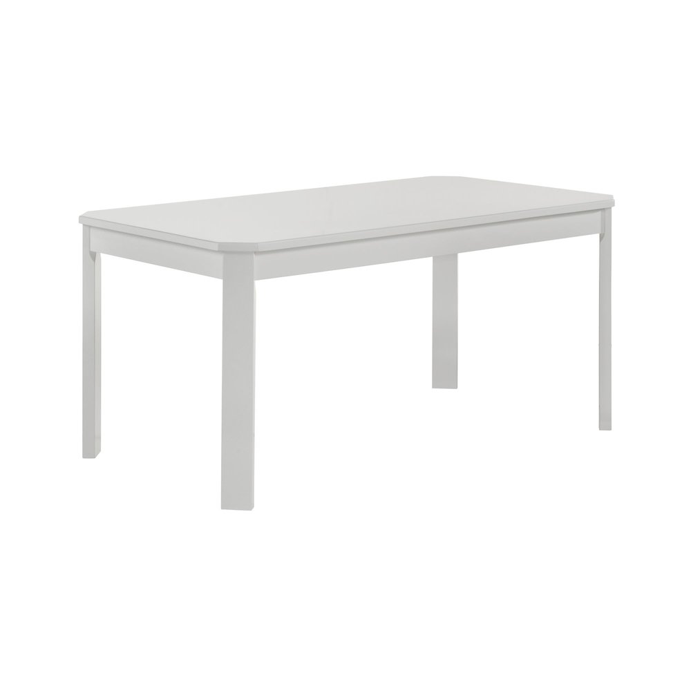 Daniel 5PC Dining Set with Table and 4 Chairs in White. Picture 1