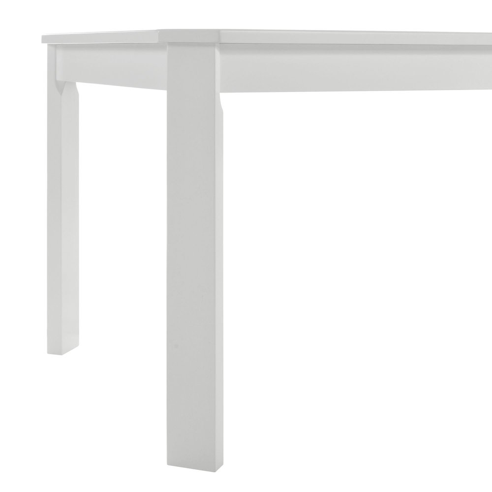 Daniel 5PC Dining Set with Table and 4 Chairs in White. Picture 7