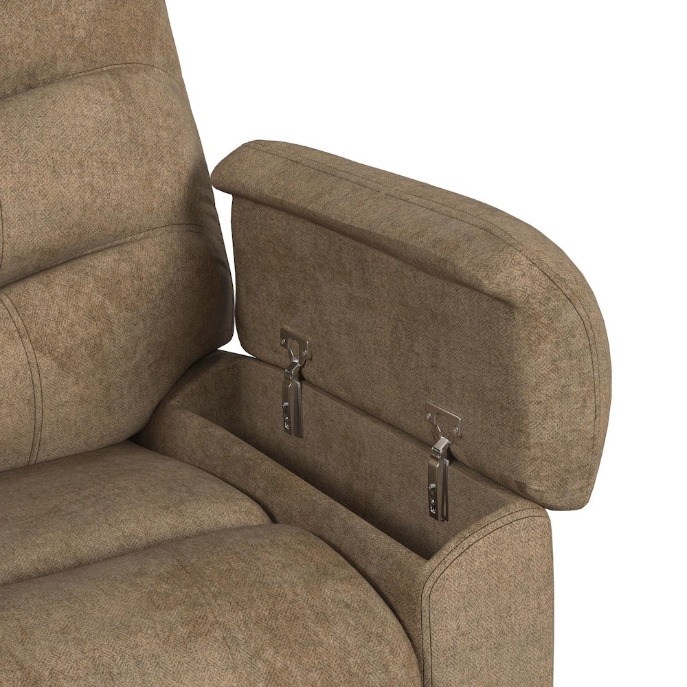 Reign P3 Recliner W/Heat Massage, ?zero gravity, memory foam in Sefi Puppy. Picture 6