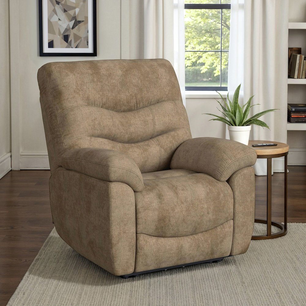 Reign P3 Recliner W/Heat Massage, ?zero gravity, memory foam in Sefi Puppy. Picture 8