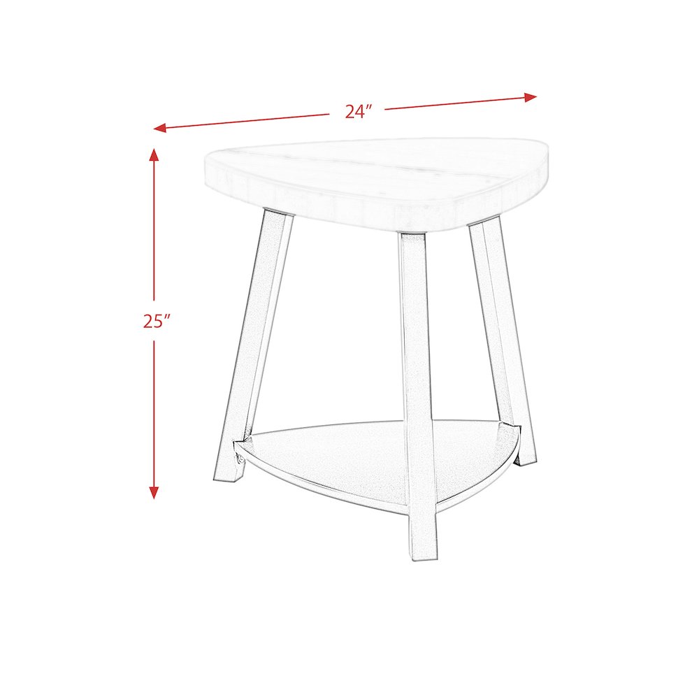 Raine End Table. Picture 8