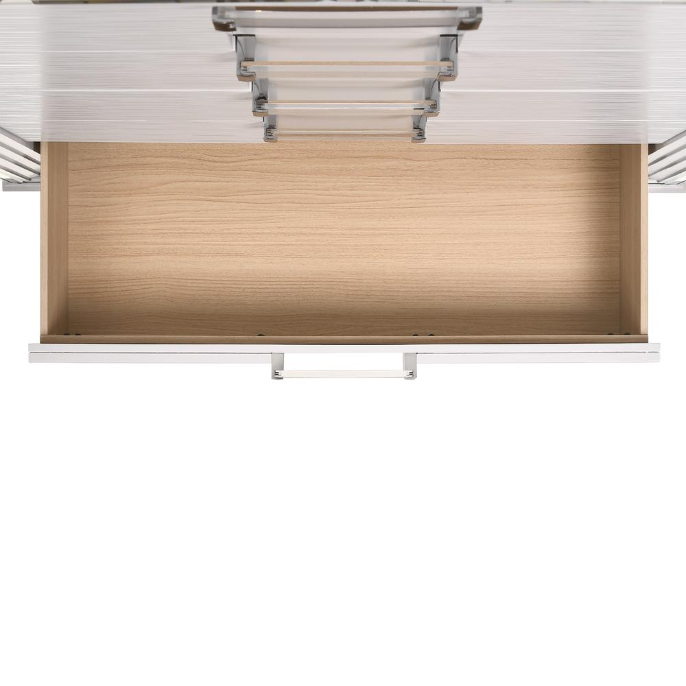 Charlotte King Storage 3PC Bedroom Set in White. Picture 18