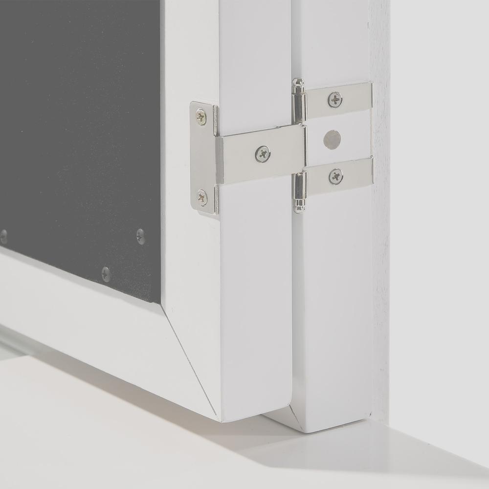 Charlotte Vanity Set with USB in White. Picture 11