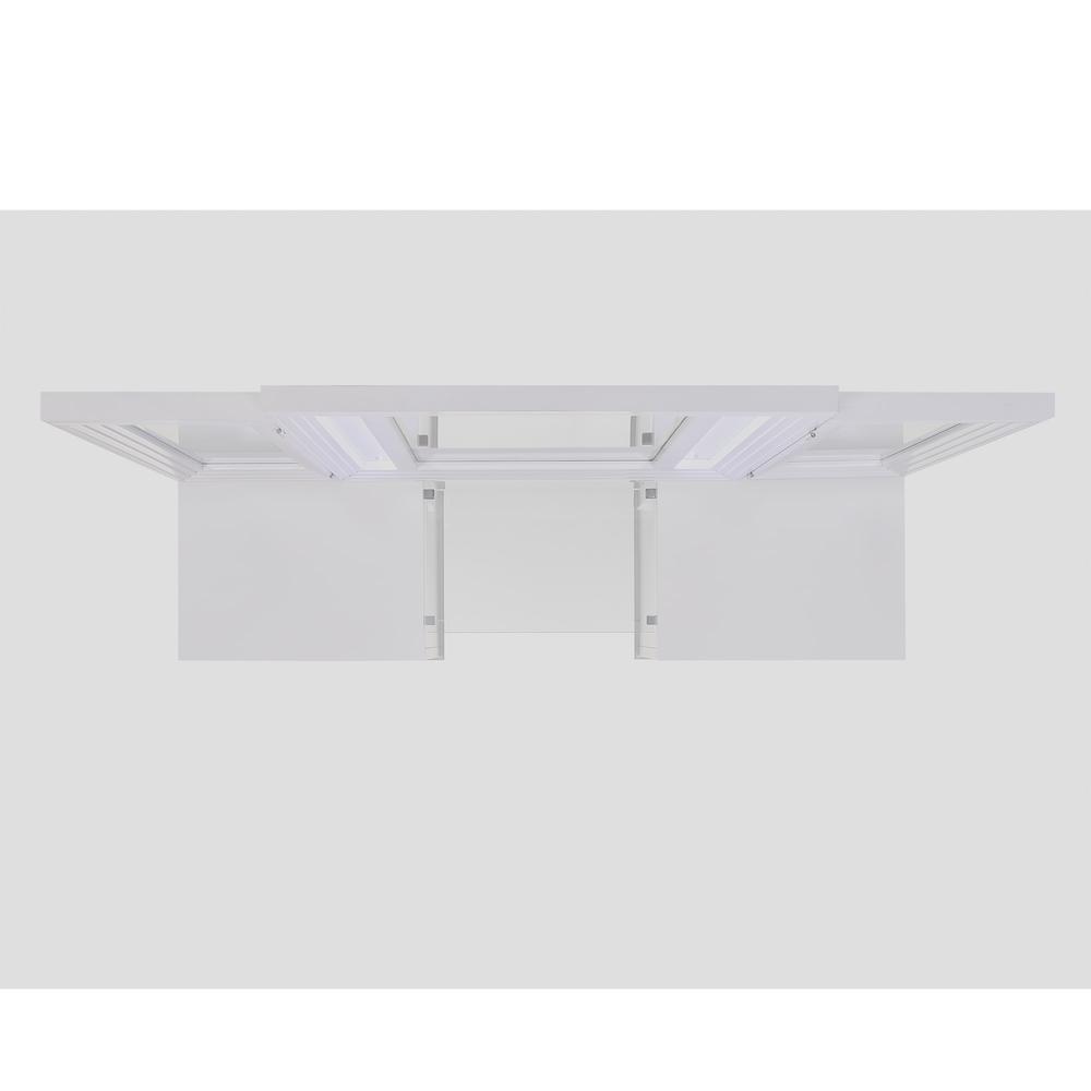 Charlotte Vanity Set with USB in White. Picture 7