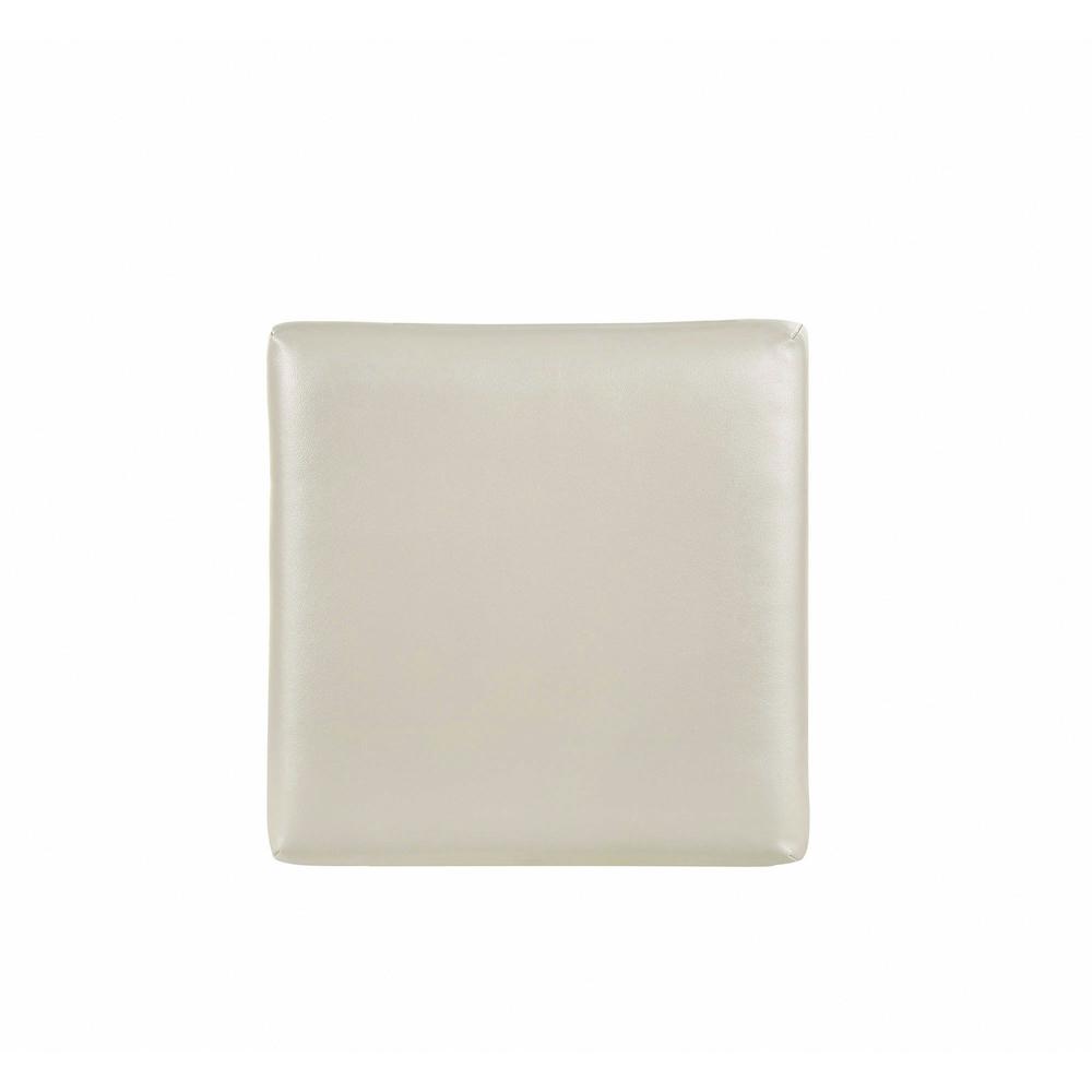 Picket House Furnishings Charlotte Vanity Stool with Acrylic Leg. Picture 5