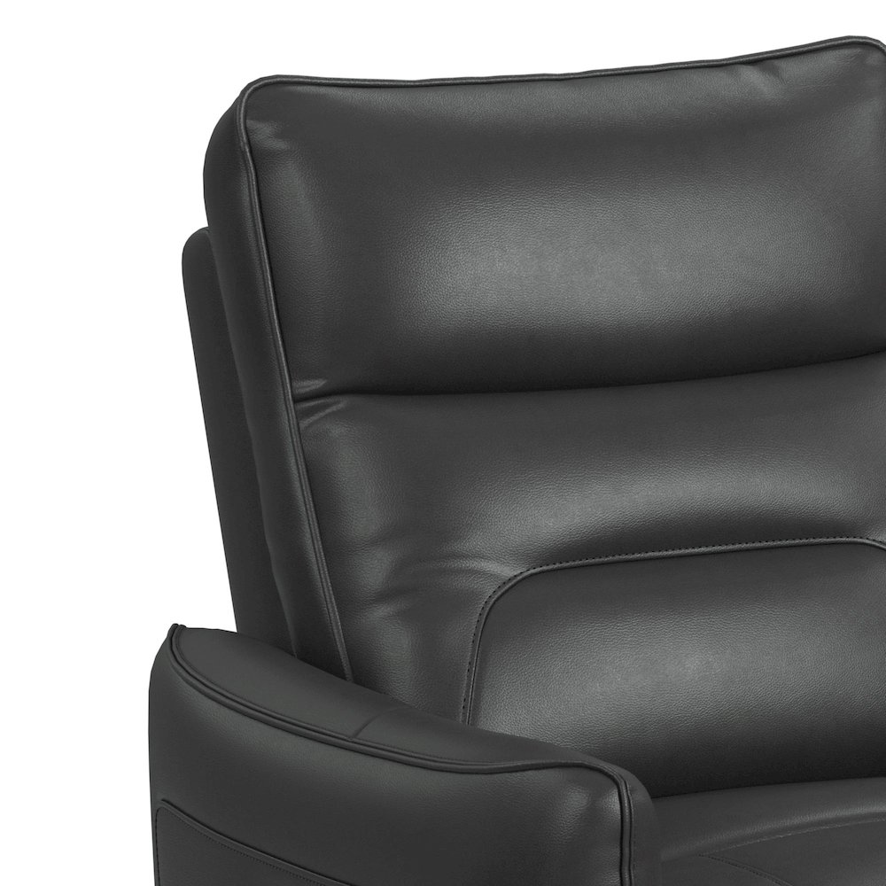 Rodger P1 Recliner with Glider and Swivel in Del Mar Grey. Picture 3