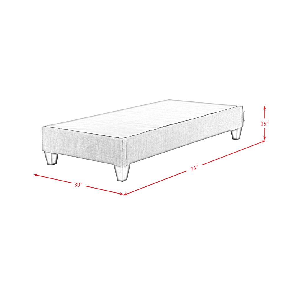 Abby Twin Platform Bed. Picture 2