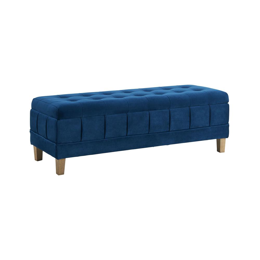 Jude Tufted Storage Ottoman. Picture 1