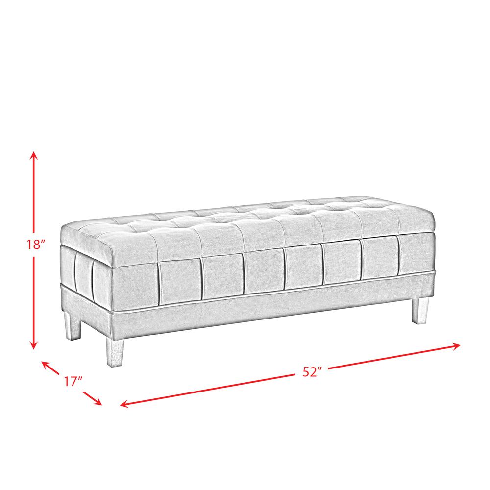 Jude Tufted Storage Ottoman. Picture 6