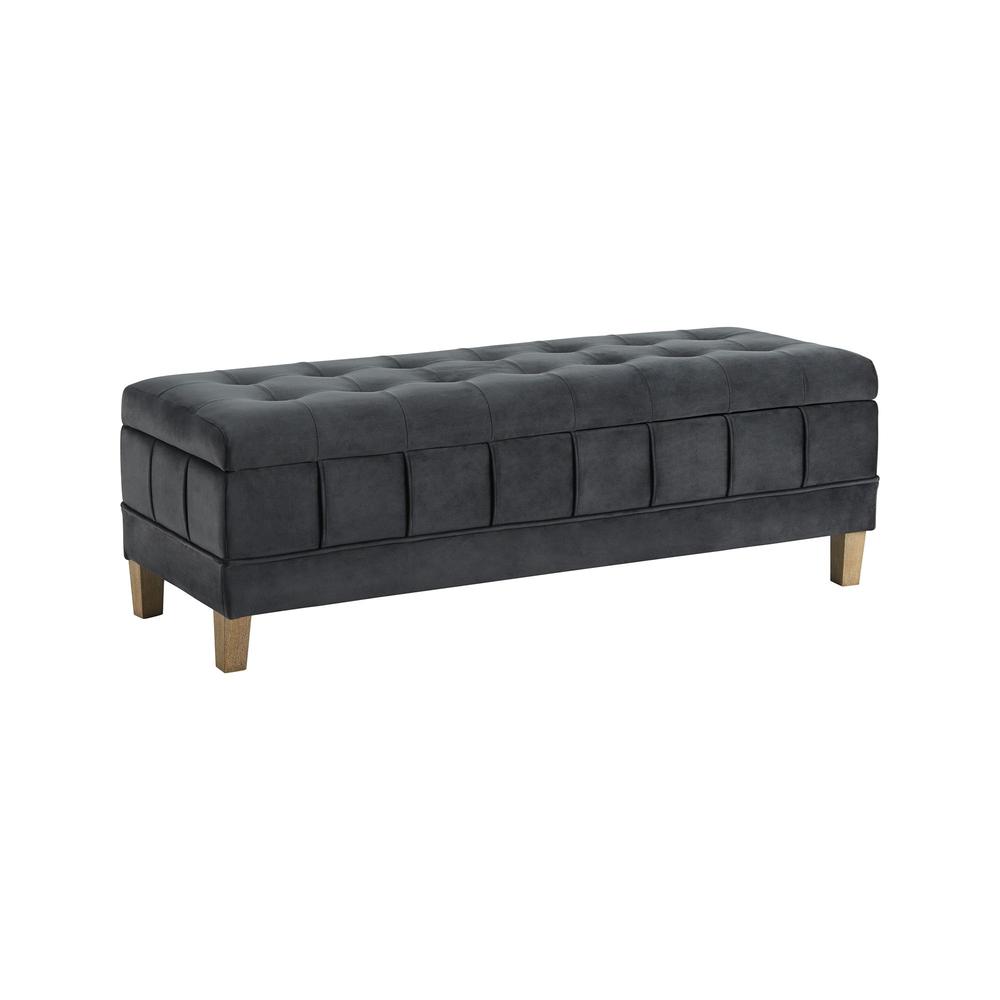 Jude Tufted Storage Ottoman. Picture 1