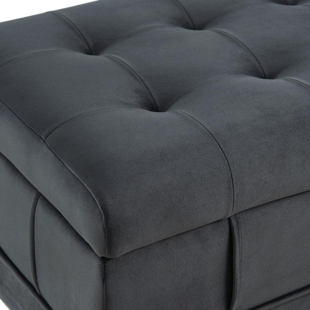 Jude Tufted Storage Ottoman. Picture 2