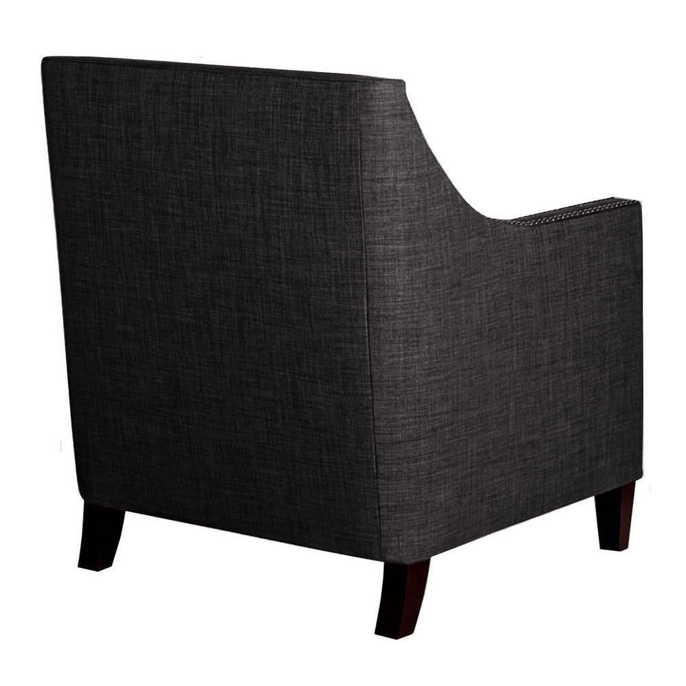 Emery Charcoal Chair & Ottoman. Picture 10