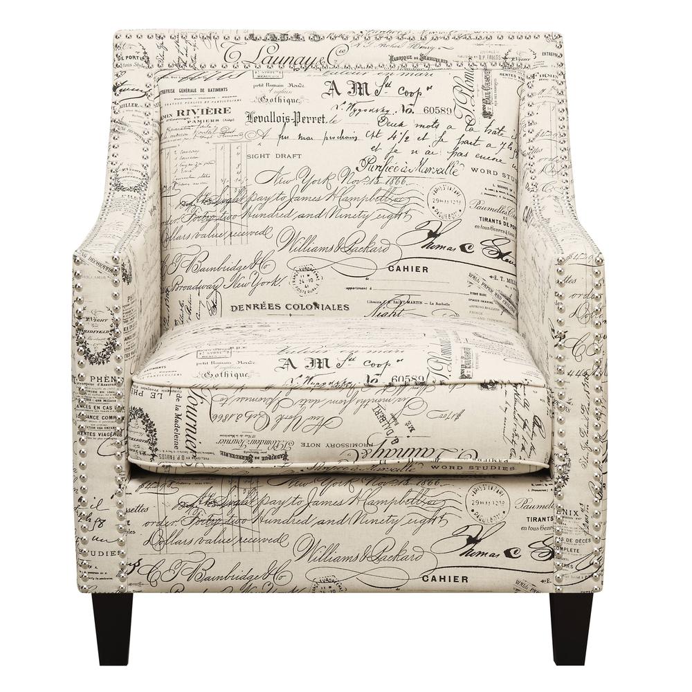 Emery French Script Chair. Picture 10