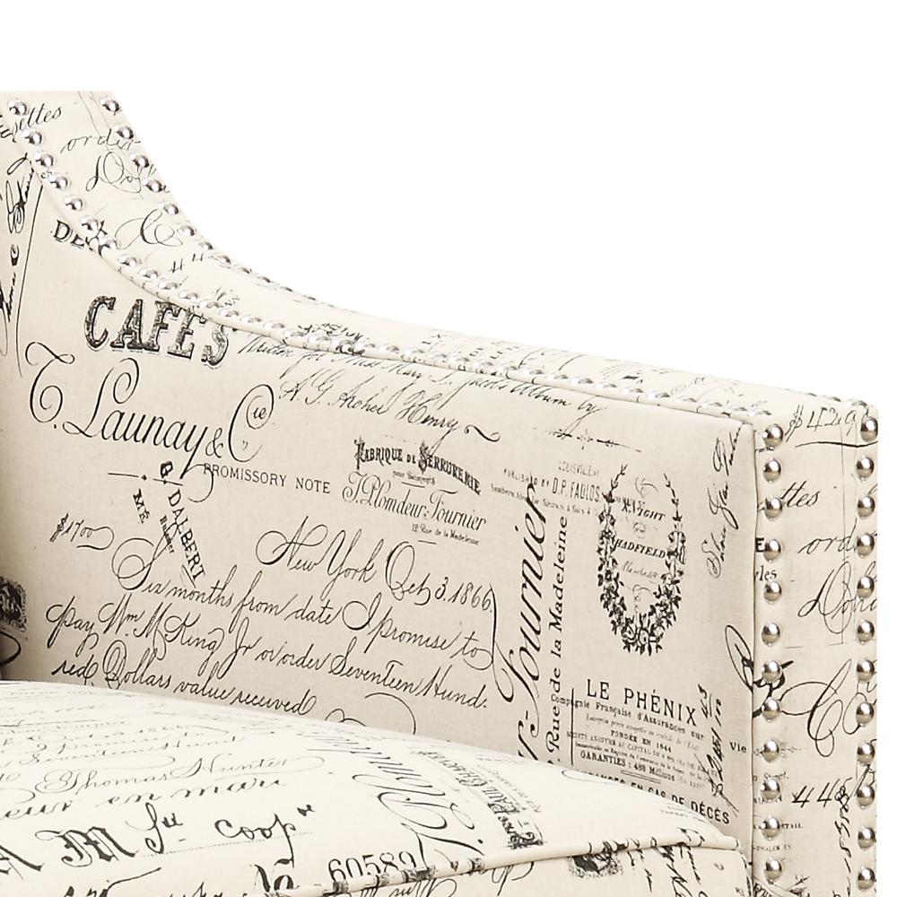 Emery French Script Chair. Picture 7