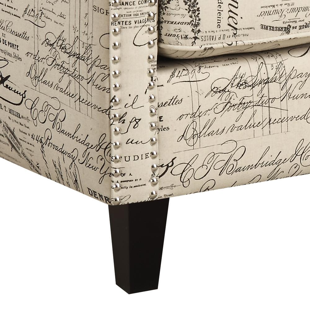 Emery French Script Chair. Picture 8